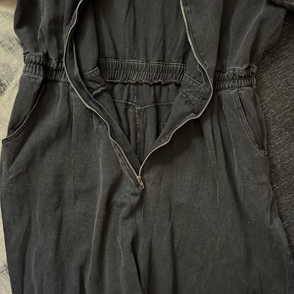 Dark Denim Jumpsuit - Picture 4 of 7